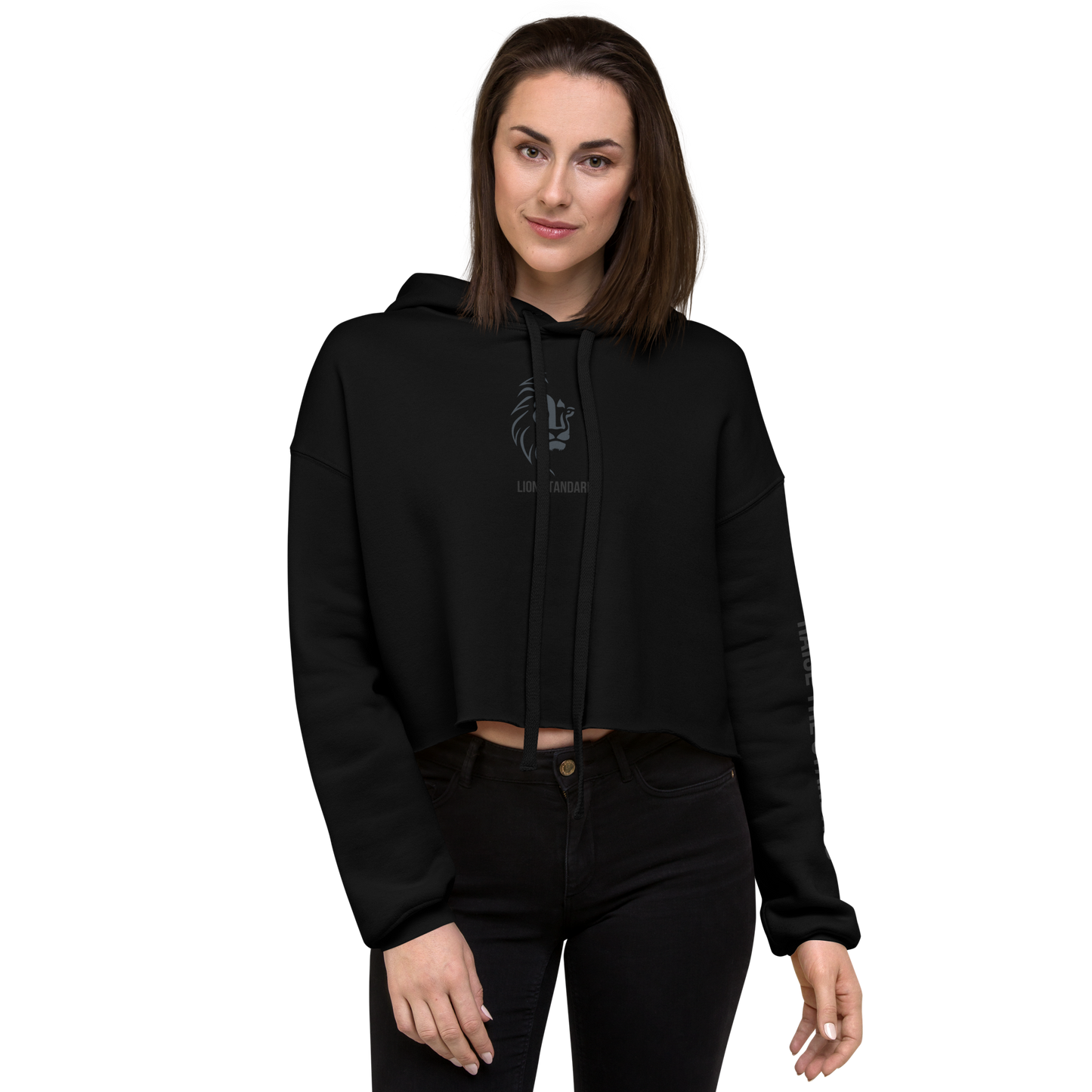 "Raise The Standard" Women's Crop Hoodie