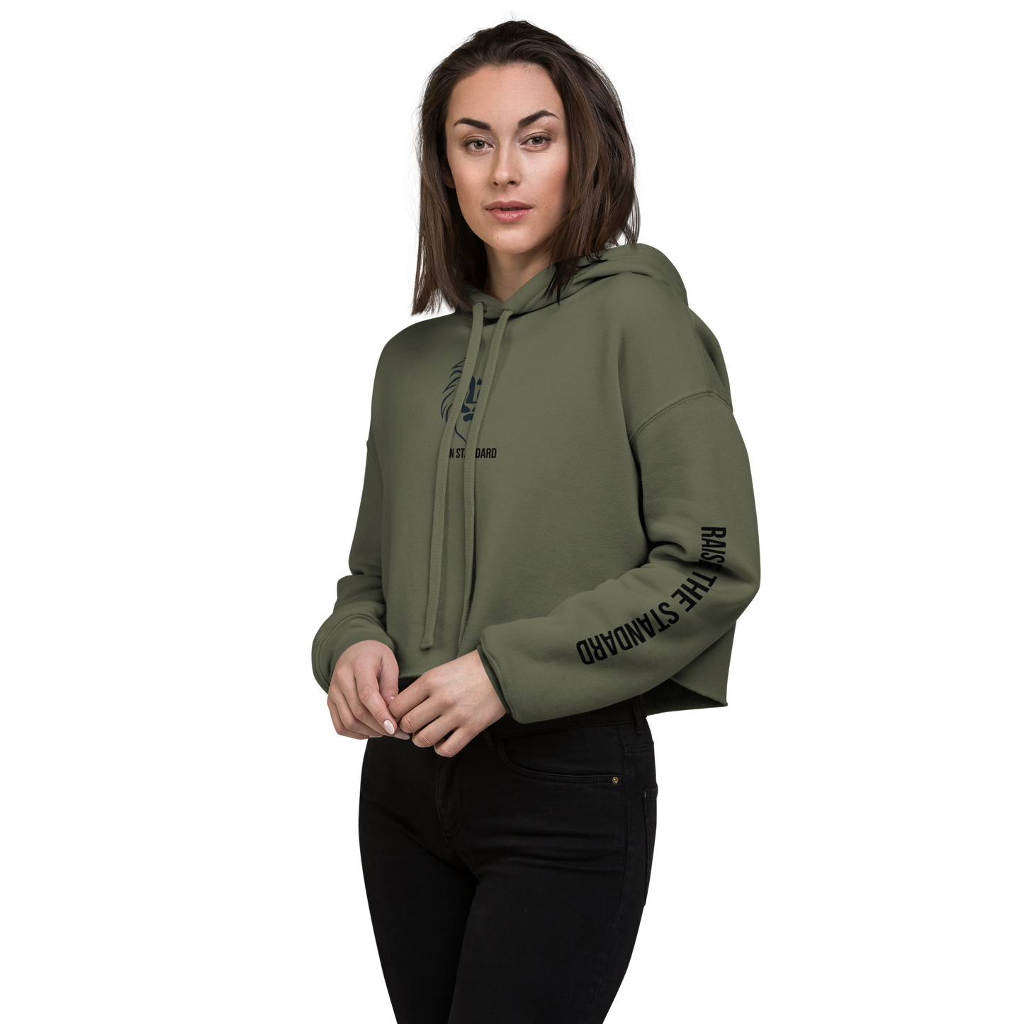 "Raise The Standard" Women's Crop Hoodie