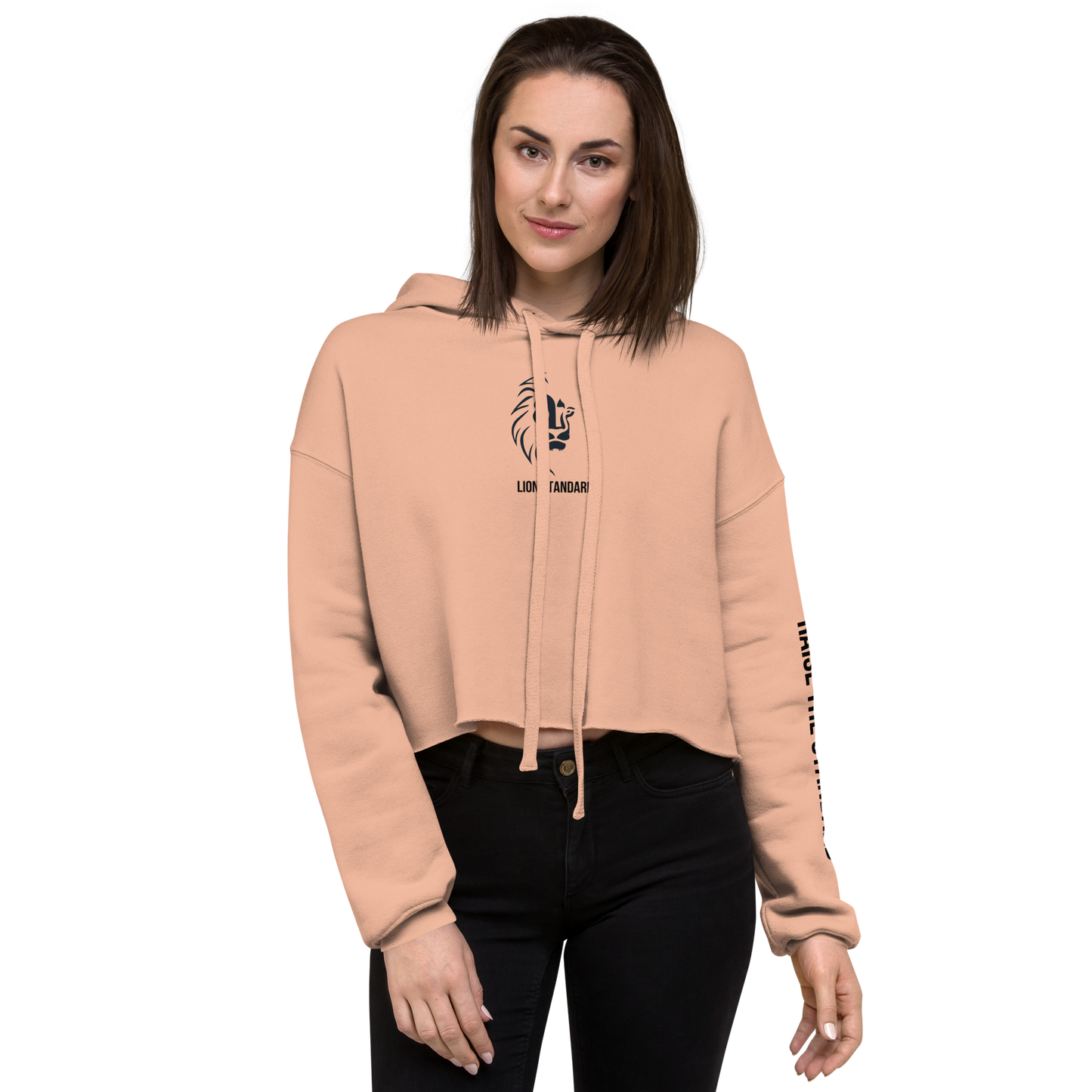 "Raise The Standard" Women's Crop Hoodie