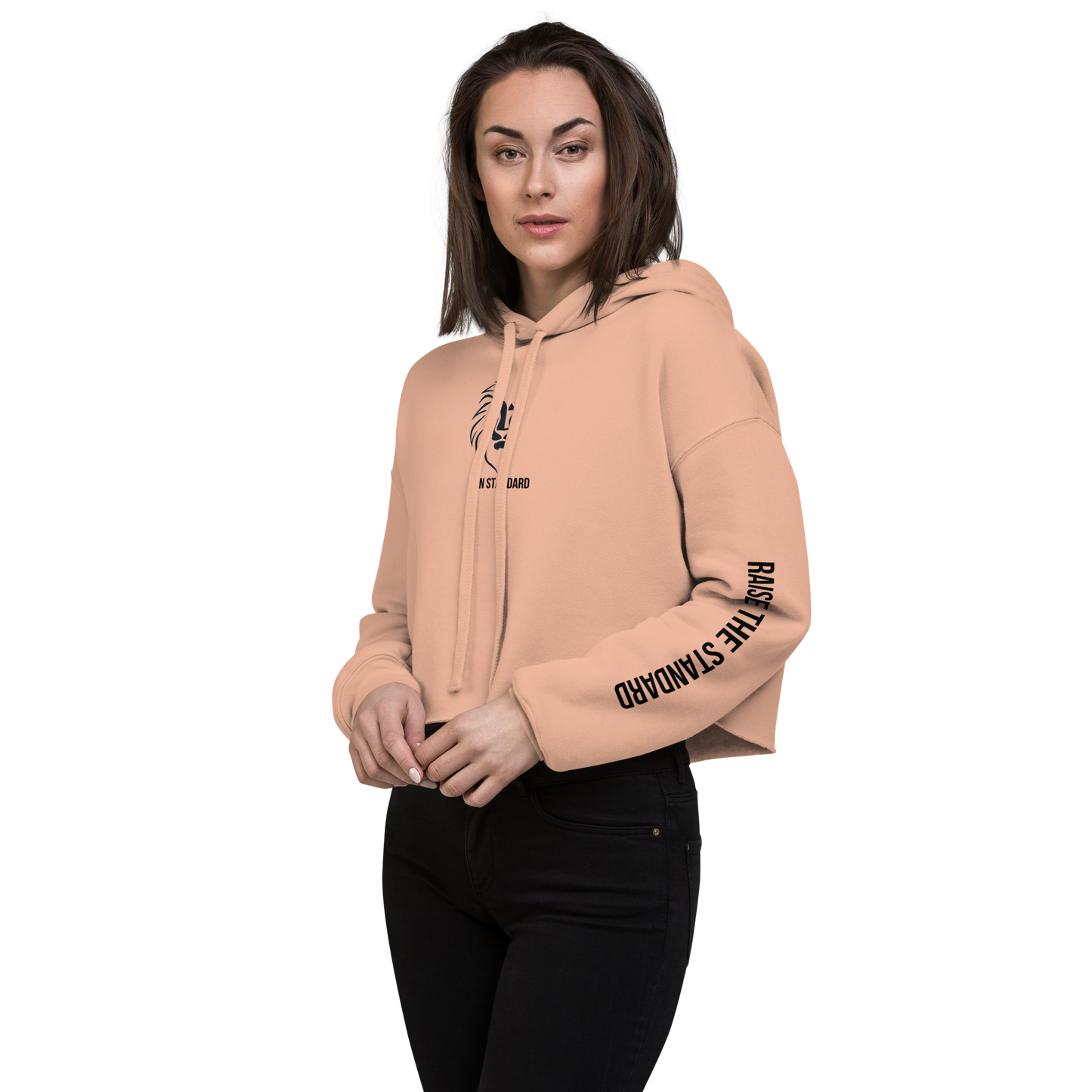 "Raise The Standard" Women's Crop Hoodie