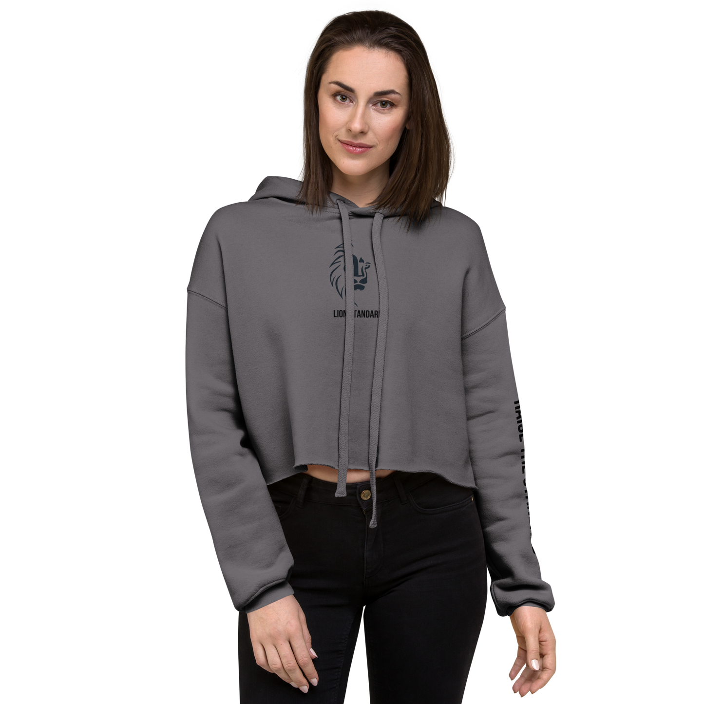 "Raise The Standard" Women's Crop Hoodie