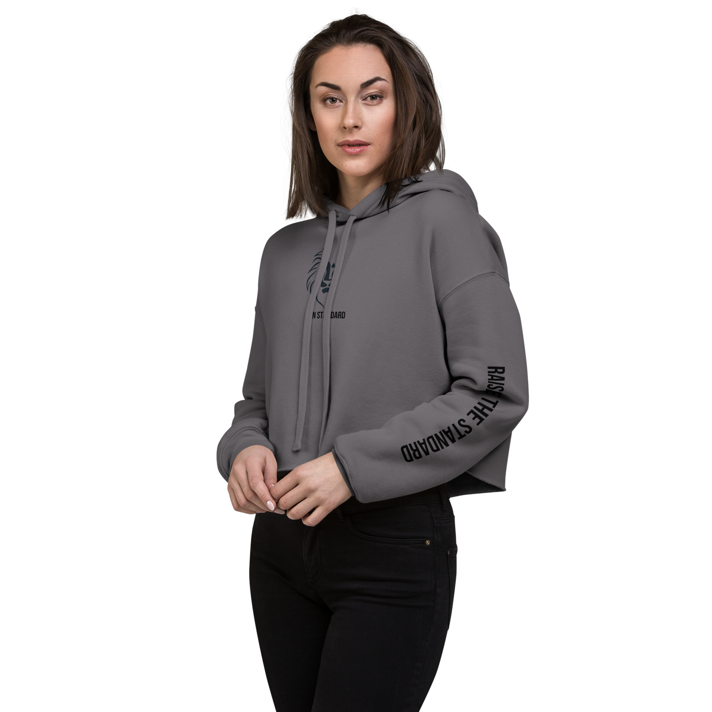 "Raise The Standard" Women's Crop Hoodie