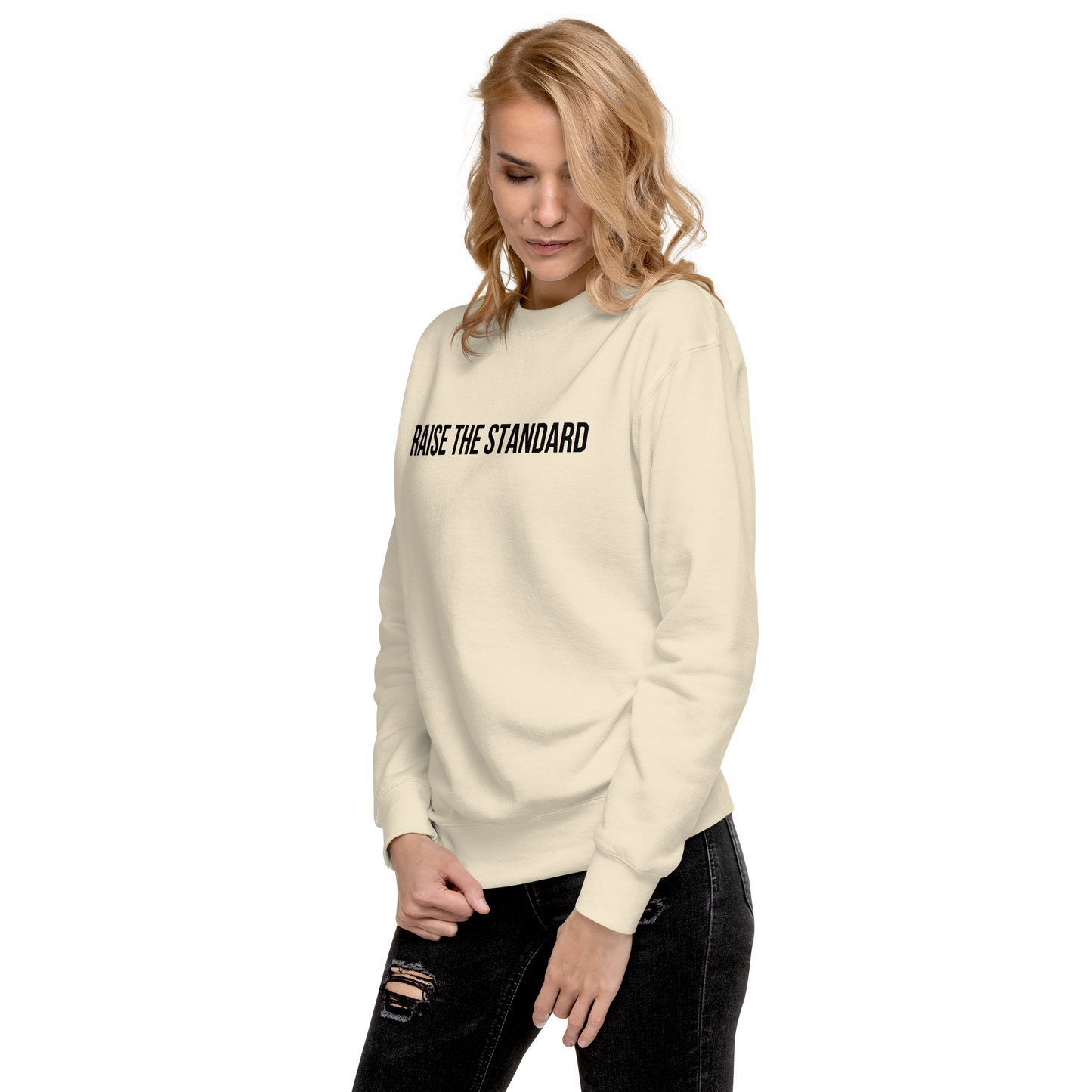 "Raise The Standard" Women's Premium Sweatshirt
