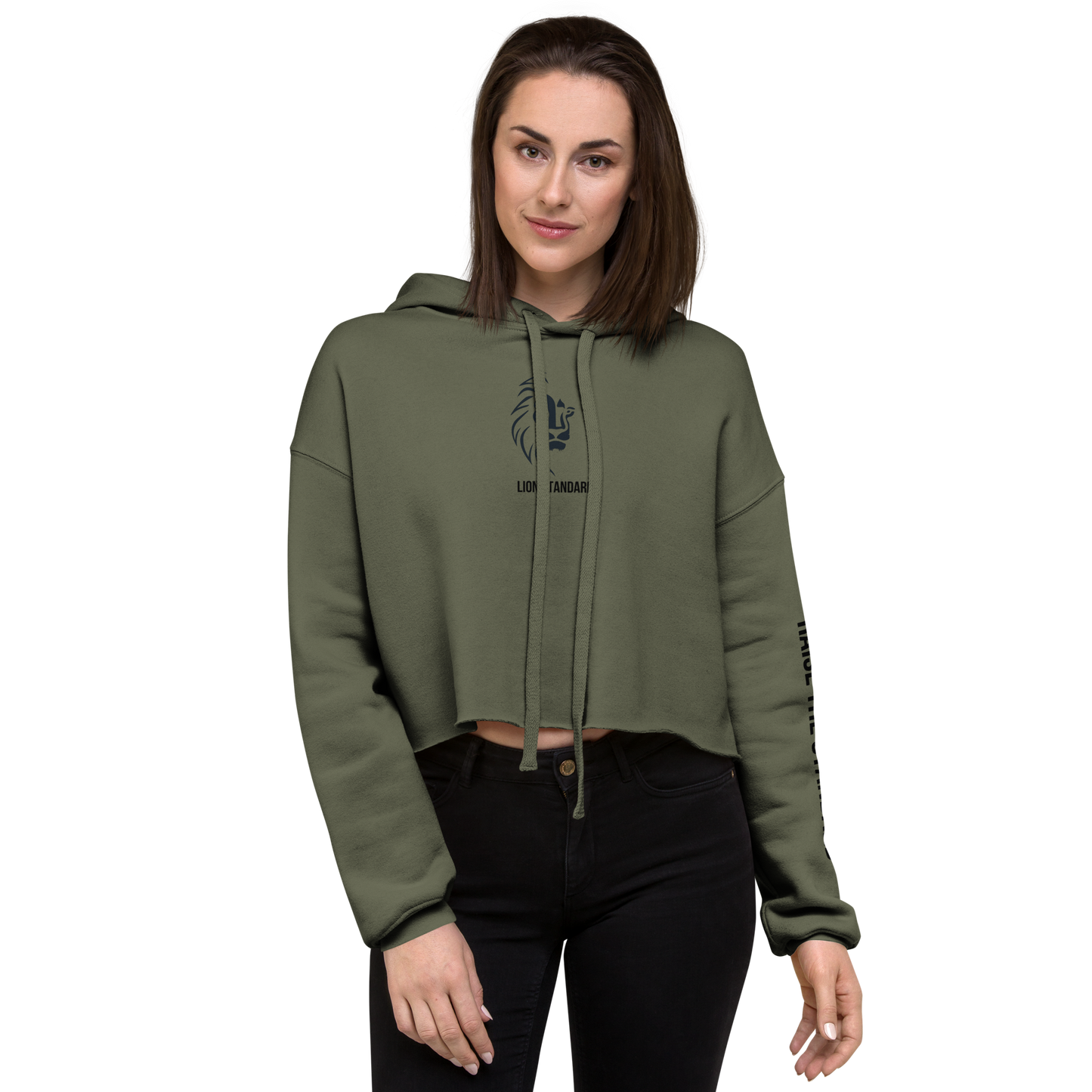 "Raise The Standard" Women's Crop Hoodie